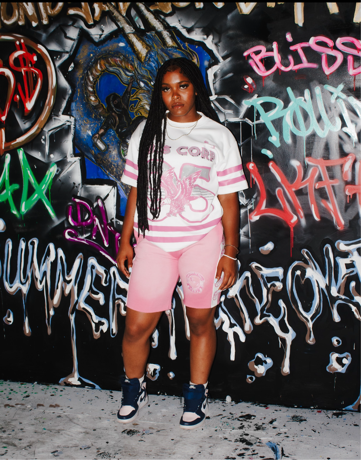 D.B.$ Jersey T-Shirt Erosa Pink