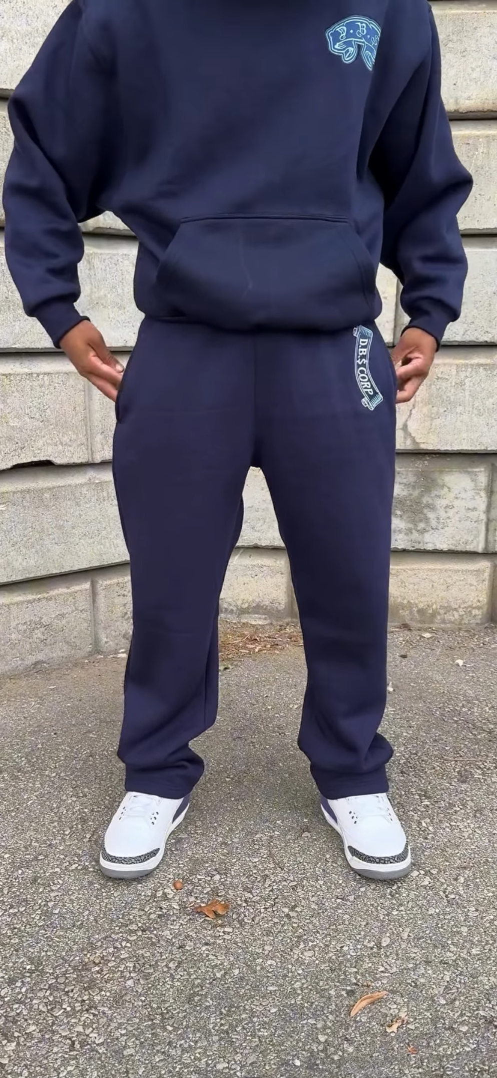 DBS Blue Utility Track Pants 2.0