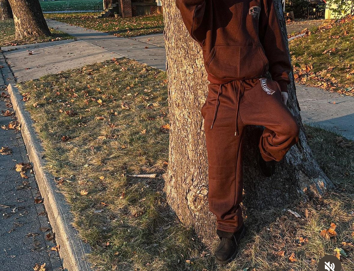 DBS Brown Utility Track Pants 2.0