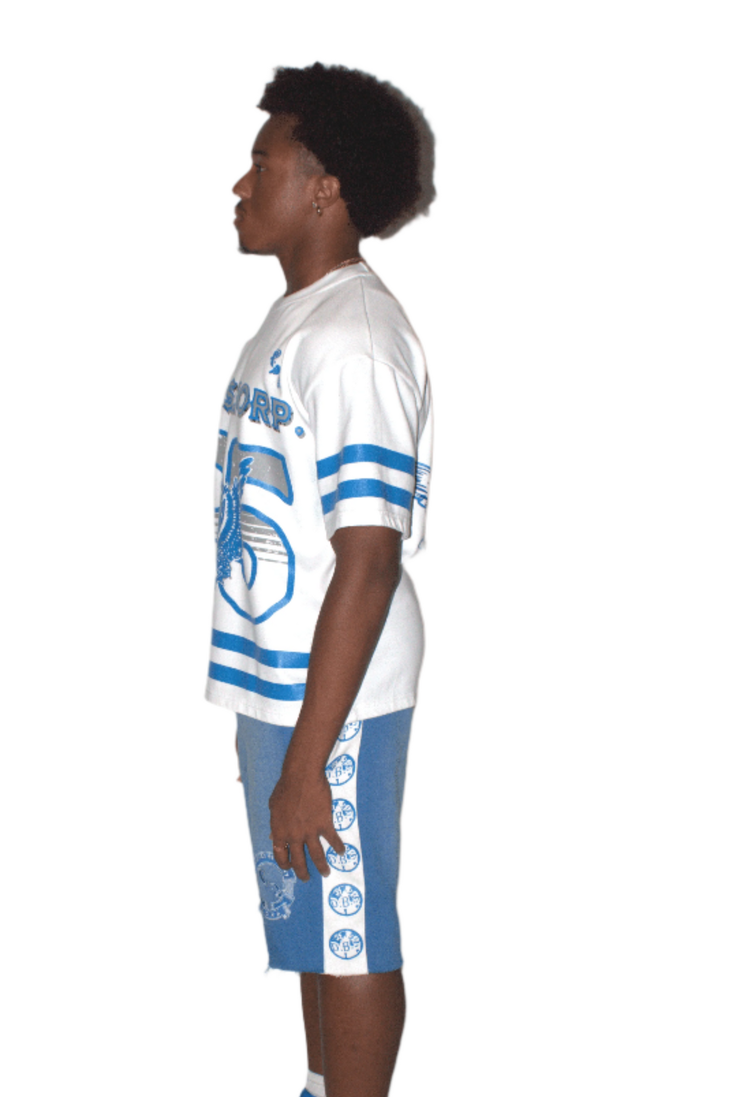 D.B.$ World Shorts Militia Blue