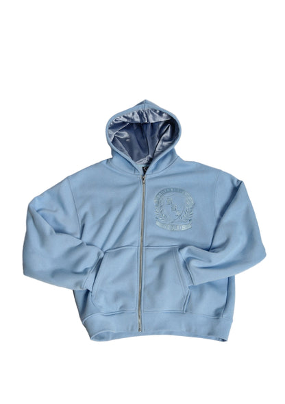 DBS Blue Fall Essentials Zip-up Hoodie