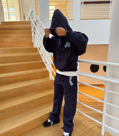 DBS Blue Satin Hoodie