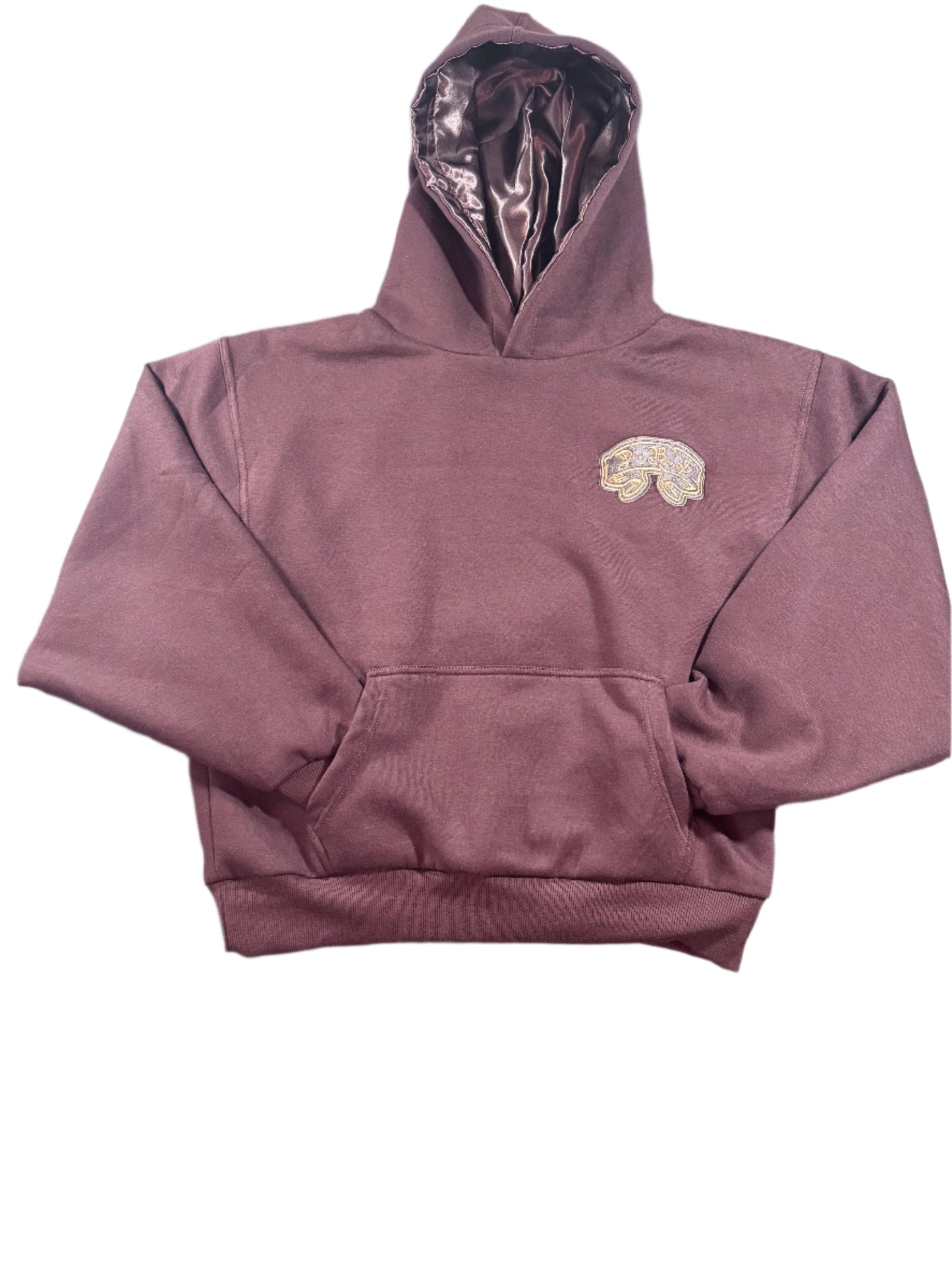 DBS Brown Satin Hoodie