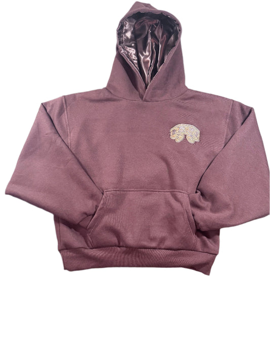 DBS Brown Satin Hoodie
