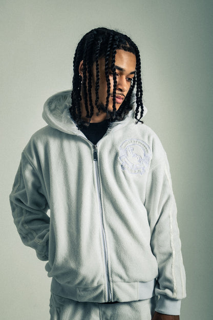 DBS Sherpa Track Jacket White