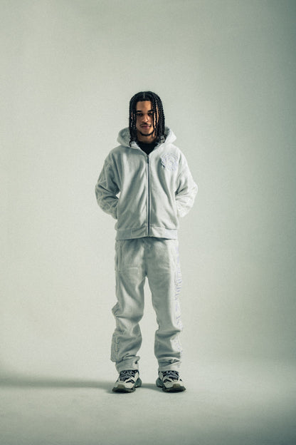 DBS Sherpa Track Jacket White