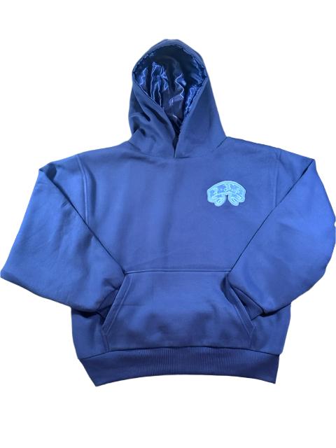 DBS Blue Satin Hoodie