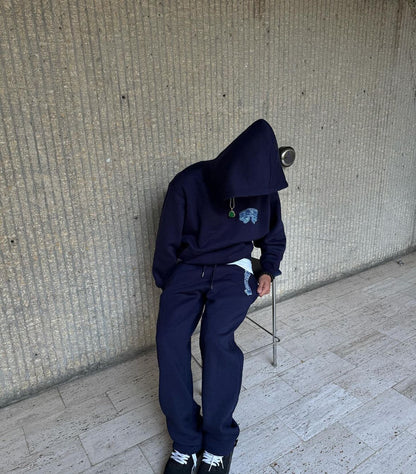 DBS Blue Satin Hoodie