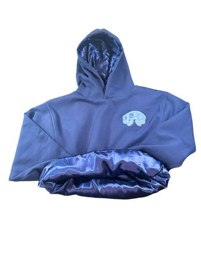DBS Blue Satin Hoodie