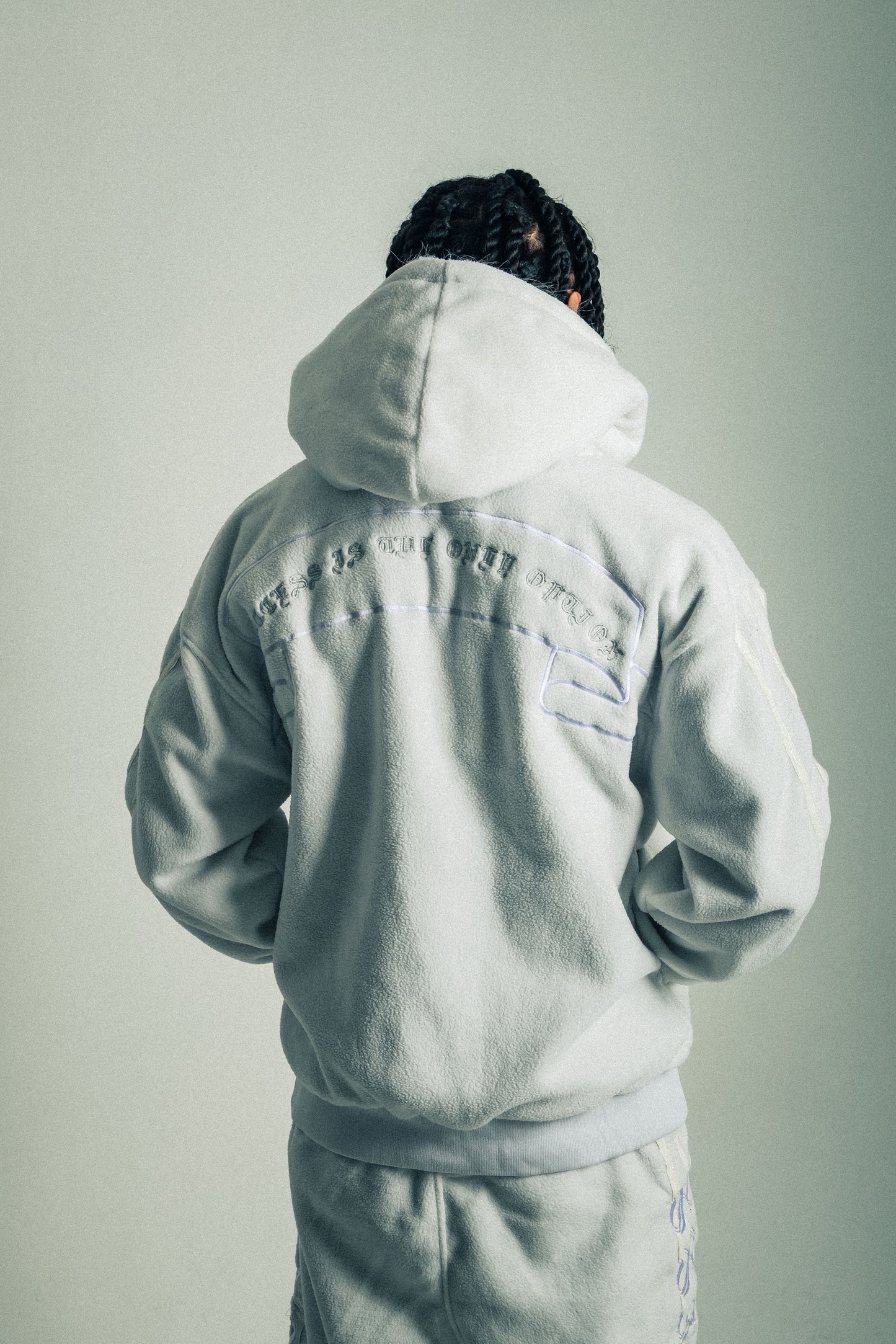 DBS Sherpa Track Jacket White