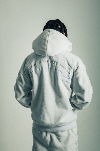 DBS Sherpa Track Jacket White
